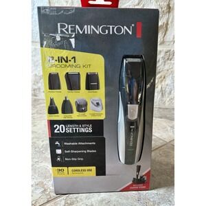 REMINGTON 8-in-1 Grooming Kit Rechargeable Nose Ear Hair Body Detail Trimmer NEW